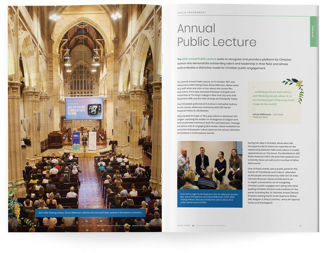 The ADM annual report