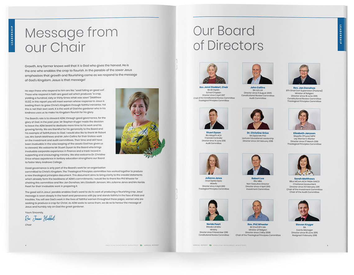 The ADM annual report