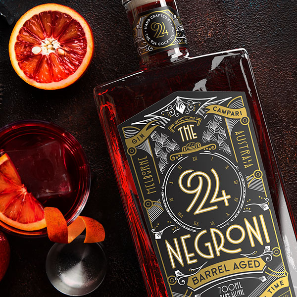 The 924 Barrel-Aged Negroni